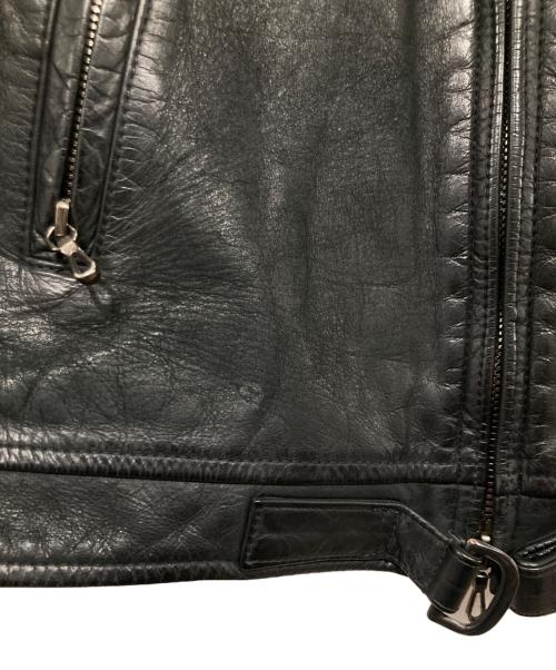 JULIUS（ユリウス）JULIUS (ユリウス) GORDINI (ゴルディーニ) レザージャケット　シングルライダース ブラック サイズ:2の古着・服飾アイテム