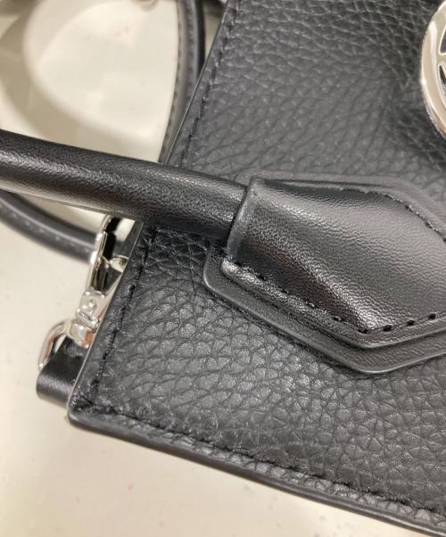 MICHAEL KORS（マイケル・コース）MICHAEL KORS (マイケルコース) 2WAYミニハンドバッグ ブラックの古着・服飾アイテム