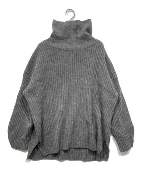 BABYLONE（バビロン）BABYLONE (バビロン) アゼボリュームプルオーバーニット グレー サイズ:Fの古着・服飾アイテム