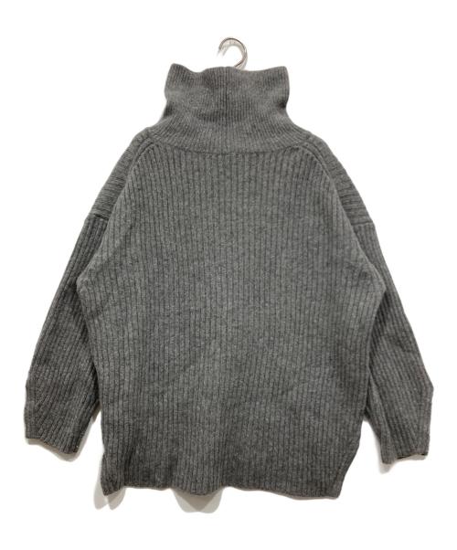 BABYLONE（バビロン）BABYLONE (バビロン) アゼボリュームプルオーバーニット グレー サイズ:Fの古着・服飾アイテム