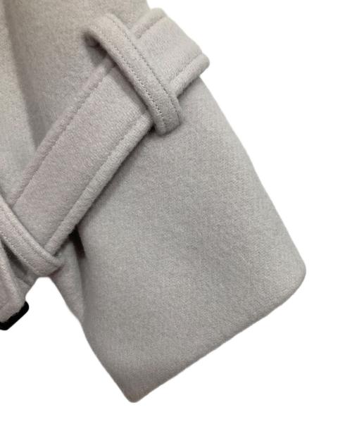 UNITED TOKYO（ユナイテッドトーキョー）UNITED TOKYO (ユナイテッドトーキョー) バックチェックフレアコート グレー サイズ:FREEの古着・服飾アイテム