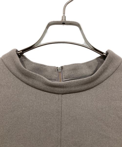 LAUTRE AMONT（ロートレアモン）LAUTRE AMONT (ロートレアモン) ハーフジップブラウス ブラウン サイズ:38の古着・服飾アイテム