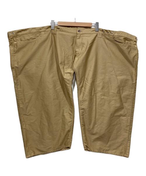 ANREALAGE（アンリアレイジ）ANREALAGE (アンリアレイジ) ワイドショートパンツ ベージュ サイズ:46の古着・服飾アイテム