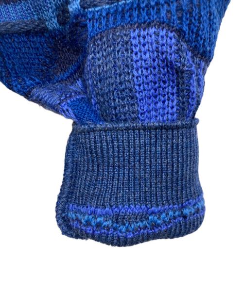 Purely Australian（ピュアリィ オーストラリア）Purely Australian (ピュアリィ オーストラリア) ニット ブルー サイズ:Mの古着・服飾アイテム