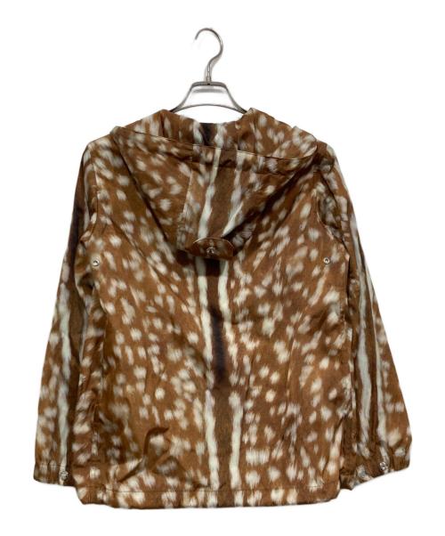 BURBERRY LONDON ENGLAND（バーバリー ロンドン イングランド）BURBERRY LONDON ENGLAND (バーバリー ロンドン イングランド) ジップアップジャケット / Everton Deer Print Hooded Nylon Jacket ベージュ サイズ:34の古着・服飾アイテム