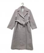 MERCURY DUOマーキュリーデュオ）の古着「シャギーロングチェスターコート」｜ライトグレー