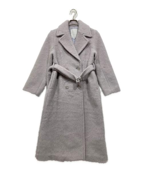 MERCURY DUO（マーキュリーデュオ）MERCURY DUO (マーキュリーデュオ) シャギーロングチェスターコート ライトグレー サイズ:Sの古着・服飾アイテム