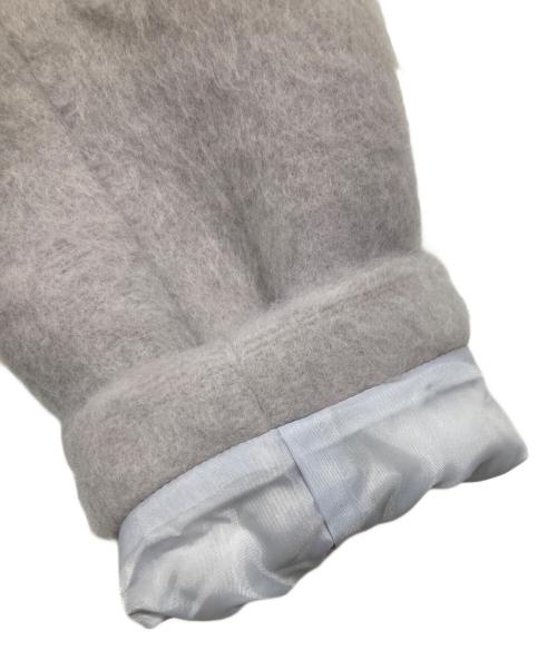 MERCURY DUO（マーキュリーデュオ）MERCURY DUO (マーキュリーデュオ) シャギーロングチェスターコート ライトグレー サイズ:Sの古着・服飾アイテム