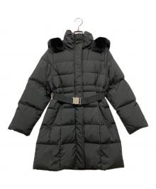 MERCURY DUO（マーキュリーデュオ）の古着「ファー付アライドロングダウン」｜ブラック