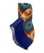 GUCCIグッチ）の古着「シルクスカーフ」｜ネイビー