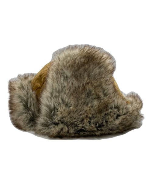 SUPREME（シュプリーム）SUPREME (シュプリーム) Velvet Pattern Trooper / パイロットキャップ ブラウンの古着・服飾アイテム