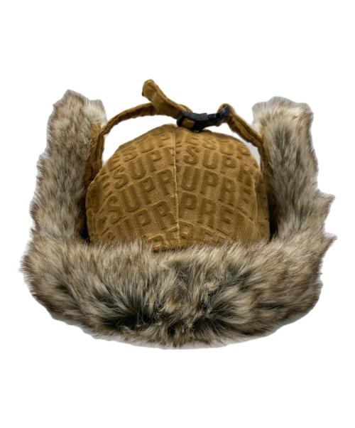 SUPREME（シュプリーム）SUPREME (シュプリーム) Velvet Pattern Trooper / パイロットキャップ ブラウンの古着・服飾アイテム