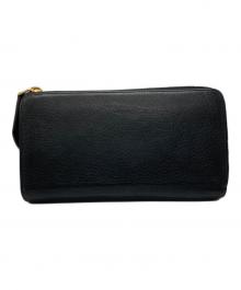 LOUIS VUITTON（ルイ ヴィトン）の古着「長財布　ポルトフォイユ・コメット」｜ブラック