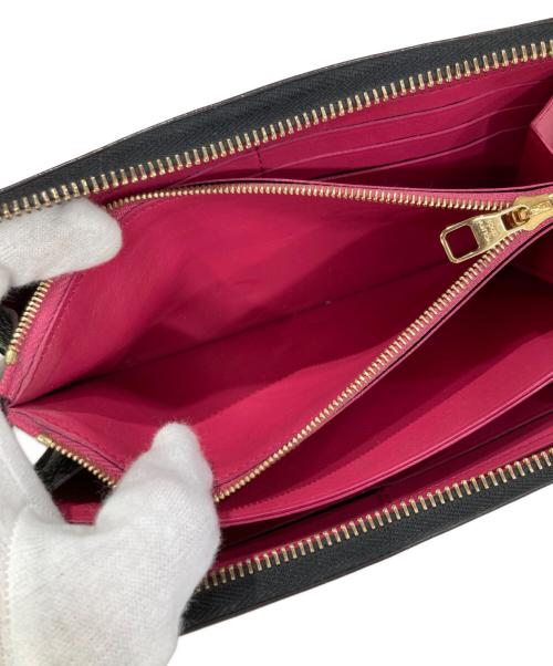 LOUIS VUITTON（ルイ ヴィトン）LOUIS VUITTON (ルイ ヴィトン) 長財布　ポルトフォイユ・コメット ブラックの古着・服飾アイテム