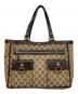 GUCCI（グッチ）の古着「GGキャンバストートバッグ」｜ブラウン