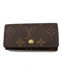 LOUIS VUITTON（ルイ ヴィトン）の古着「キーケース　モノグラム　ミュルティクレ4」｜ブラウン