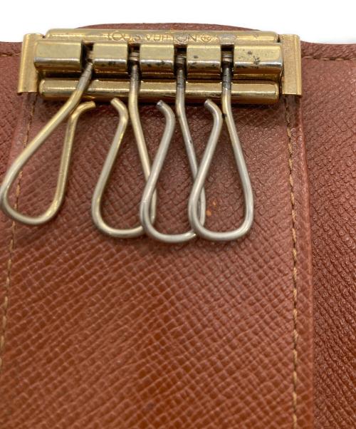 LOUIS VUITTON（ルイ ヴィトン）LOUIS VUITTON (ルイ ヴィトン) キーケース　モノグラム　ミュルティクレ4 ブラウンの古着・服飾アイテム