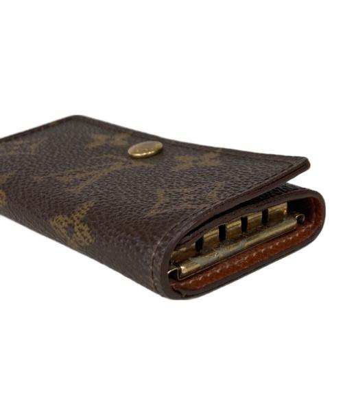 LOUIS VUITTON（ルイ ヴィトン）LOUIS VUITTON (ルイ ヴィトン) キーケース　モノグラム　ミュルティクレ4 ブラウンの古着・服飾アイテム