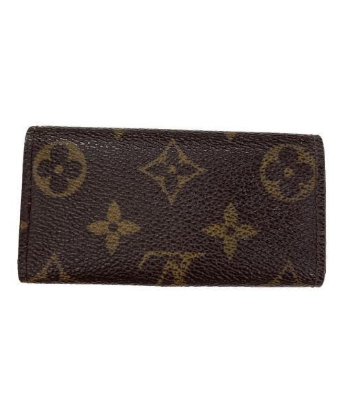 LOUIS VUITTON（ルイ ヴィトン）LOUIS VUITTON (ルイ ヴィトン) キーケース　モノグラム　ミュルティクレ4 ブラウンの古着・服飾アイテム
