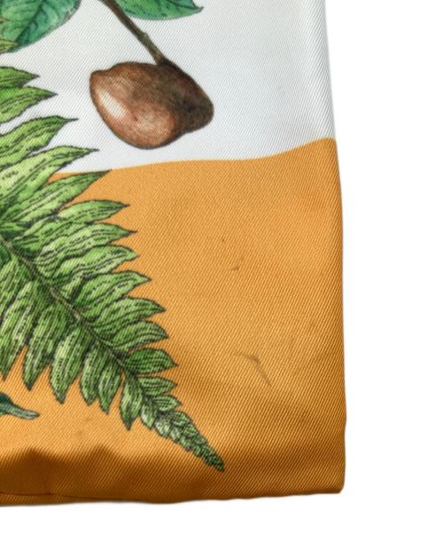 sampo（サンポ）sampo (サンポ) ear PAPILLONNER (イアパピヨネ) 2WAY/ボタニカル柄エコバッグ イエローの古着・服飾アイテム