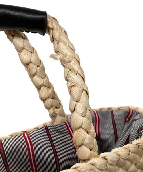 ear PAPILLONNER（イアパピヨネ）ear PAPILLONNER (イアパピヨネ) アニマル/キャラカゴバッグ　エビ ベージュ×レッドの古着・服飾アイテム