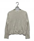 CLANEクラネ）の古着「BASIC COMPACT KNIT TOPS」｜アイボリー