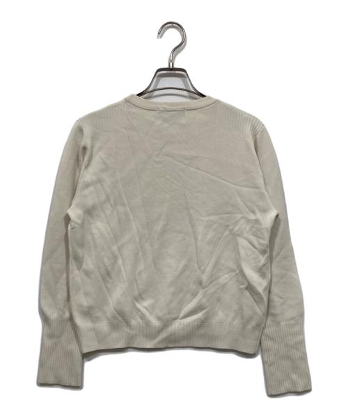 CLANE（クラネ）CLANE (クラネ) BASIC COMPACT KNIT TOPS アイボリー サイズ:Sの古着・服飾アイテム