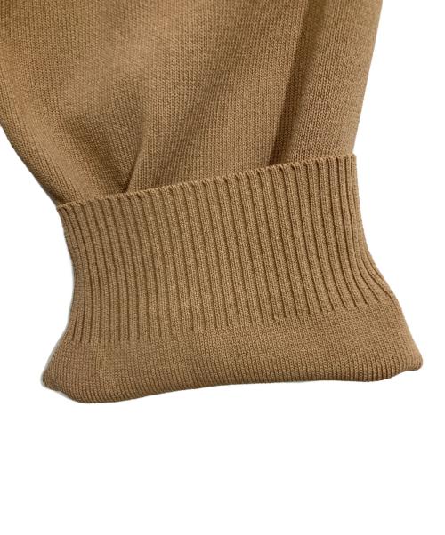 CLANE（クラネ）CLANE (クラネ) レーヨンナイロンベーシックニット ブラウン サイズ:1の古着・服飾アイテム