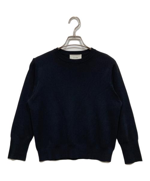 CLANE（クラネ）CLANE (クラネ) レ-ヨンナイロンベーシックニット ブラック サイズ:36の古着・服飾アイテム