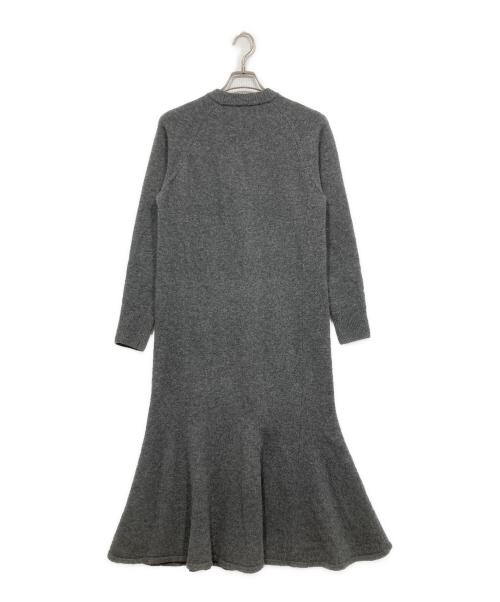 Spick and Span（スピック＆スパン）Spick and Span (スピックアンドスパン) フレアーヘムワンピース / ニットワンピース グレー サイズ:FREEの古着・服飾アイテム