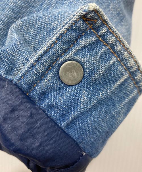 SKI LEVI'S（スキーリーバイス）SKI LEVI'S (スキーリーバイス) 中綿デニムジャケット ブルー サイズ:不明の古着・服飾アイテム