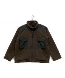US ARMY（ユーエスアーミー）の古着「ボアジャケット / ジップアップフリースジャケット」｜ブラウン