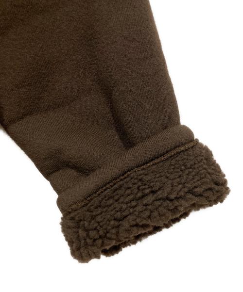 US ARMY（ユーエスアーミー）US ARMY (ユーエスアーミー) ボアジャケット / ジップアップフリースジャケット ブラウン サイズ:XLの古着・服飾アイテム