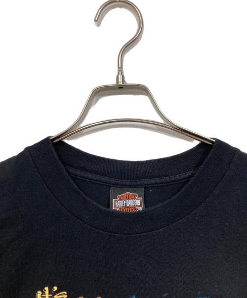 HARLEY-DAVIDSON（ハーレーダビッドソン）HARLEY-DAVIDSON (ハーレーダビッドソン) プリントTシャツ ブラック サイズ:Lの古着・服飾アイテム