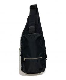 PORTER（ポーター）の古着「LIFT SLING SHOULDER BAG / リフト スリングショルダーバッグ」｜ブラック