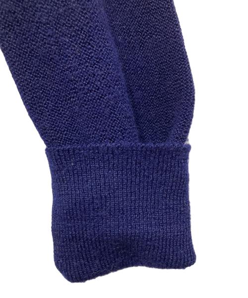 IZOD LACOSTE（アイゾッド ラコステ）IZOD LACOSTE (アイゾッド ラコステ) ロゴニットカーディガン ネイビー サイズ:XLの古着・服飾アイテム