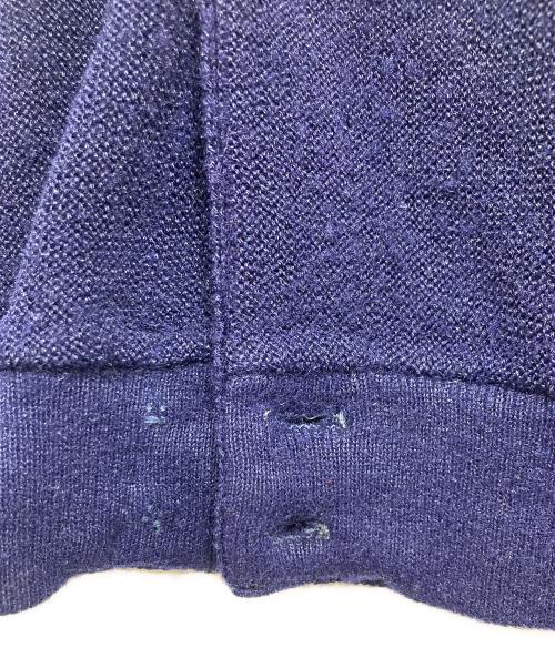IZOD LACOSTE（アイゾッド ラコステ）IZOD LACOSTE (アイゾッド ラコステ) ロゴニットカーディガン ネイビー サイズ:XLの古着・服飾アイテム