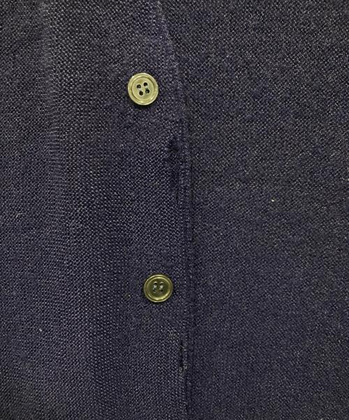 IZOD LACOSTE（アイゾッド ラコステ）IZOD LACOSTE (アイゾッド ラコステ) ロゴニットカーディガン ネイビー サイズ:XLの古着・服飾アイテム