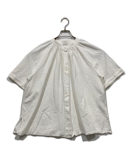 BEAUTY&YOUTH（ビューティーアンドユース）BEAUTY&YOUTH (ビューティーアンドユース) コットンアムンゼン ラグラン5分袖カットソー ホワイト サイズ:-の古着・服飾アイテム