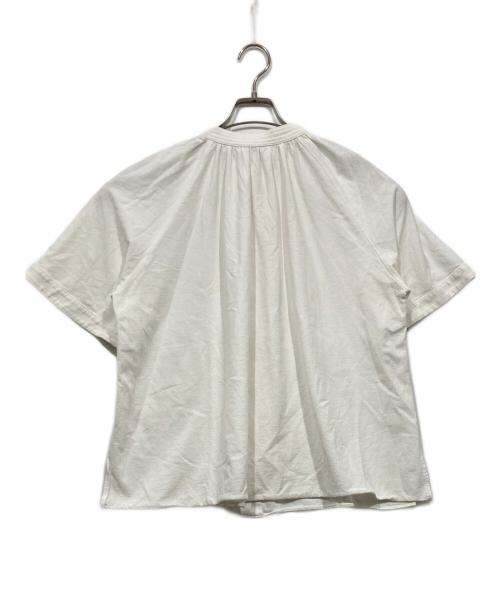 BEAUTY&YOUTH（ビューティーアンドユース）BEAUTY&YOUTH (ビューティーアンドユース) コットンアムンゼン ラグラン5分袖カットソー ホワイト サイズ:-の古着・服飾アイテム