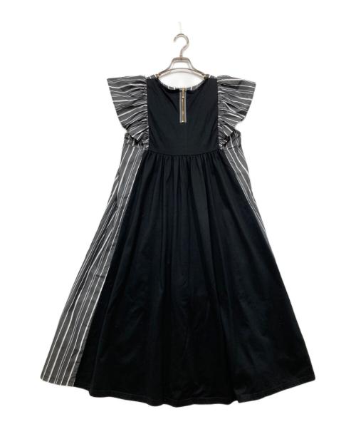 MICALLE MICALLE（ミカーレミカーレ）MICALLE MICALLE (ミカーレミカーレ) ブラウス切替ワンピース グレー サイズ:-の古着・服飾アイテム