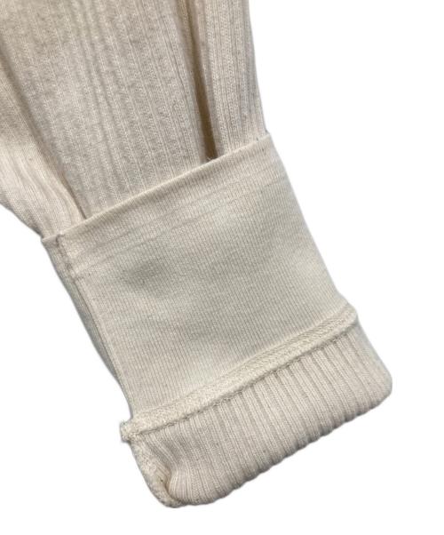 CLANE（クラネ）CLANE (クラネ) シェープラインヘビーリブトップス アイボリー サイズ:2の古着・服飾アイテム