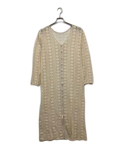 willfully（ウィルフリー）willfully (ウィルフリー) 花柄コットンレースロングワンピース アイボリー サイズ:Freeの古着・服飾アイテム