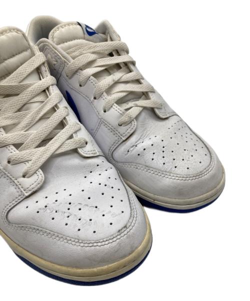 NIKE（ナイキ）NIKE (ナイキ) ローカットスニーカー　DUNK LOW RETRO WHITE　HYPER ROYAL　ダンク ロー ホワイト/ハイパーロイヤル  ホワイト サイズ:28.5cmの古着・服飾アイテム