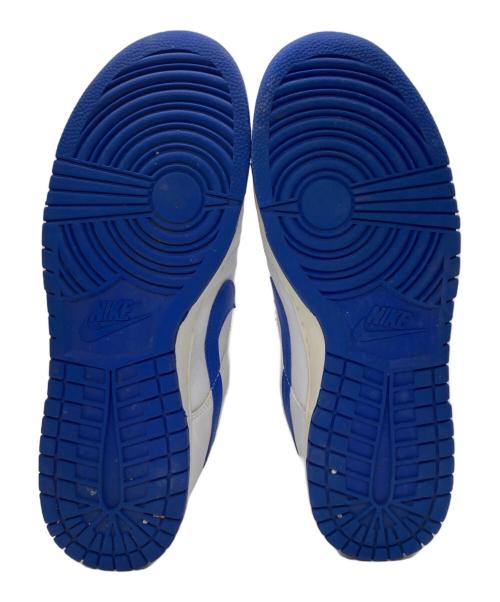 NIKE（ナイキ）NIKE (ナイキ) ローカットスニーカー　DUNK LOW RETRO WHITE　HYPER ROYAL　ダンク ロー ホワイト/ハイパーロイヤル  ホワイト サイズ:28.5cmの古着・服飾アイテム