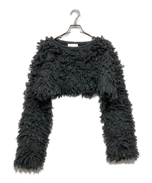 GALLARDA GALANTE（ガリャルダガランテ）GALLARDA GALANTE (ガリャルダガランテ) ループショートニット グレー サイズ:FREEの古着・服飾アイテム