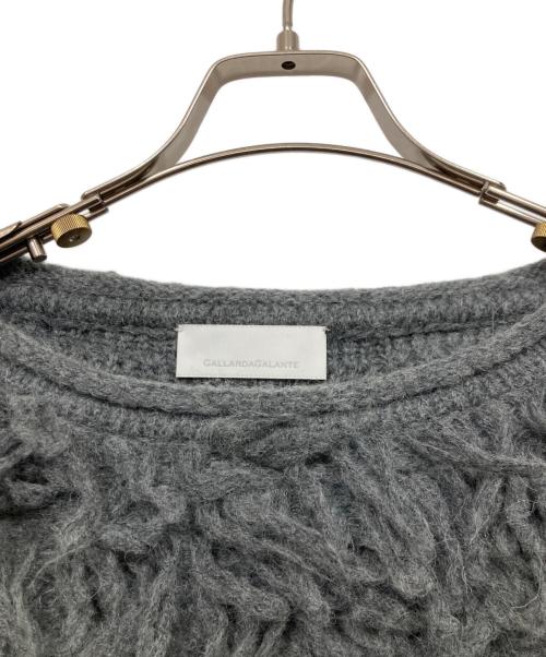 GALLARDA GALANTE（ガリャルダガランテ）GALLARDA GALANTE (ガリャルダガランテ) ループショートニット グレー サイズ:FREEの古着・服飾アイテム