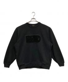 ReZARD（リザード）の古着「クルーネックスウェット / Chenille Embroidery Sweat」｜ブラック