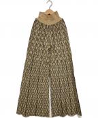 TODAYFULトゥデイフル）の古着「Pattern Knit Leggings/パターンニットレギンス」｜ベージュ