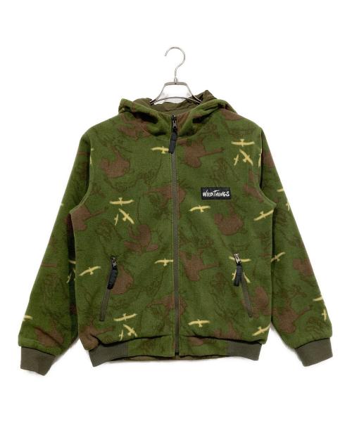 WILD THINGS（ワイルドシングス）WILD THINGS (ワイルドシングス) フーデッドリバーシブルジャケット グリーン サイズ:Mの古着・服飾アイテム